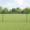  Kert Kerítés Szett 2 db Zöld Acél Közepes Tartós
