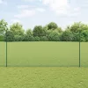  Hegesztett Drótkerítés 11 U Oszloppal Zöld 1.5x25 m Acél