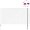  Hegesztett Drótkerítés 11 U Oszloppal Zöld 1.5x25 m Acél