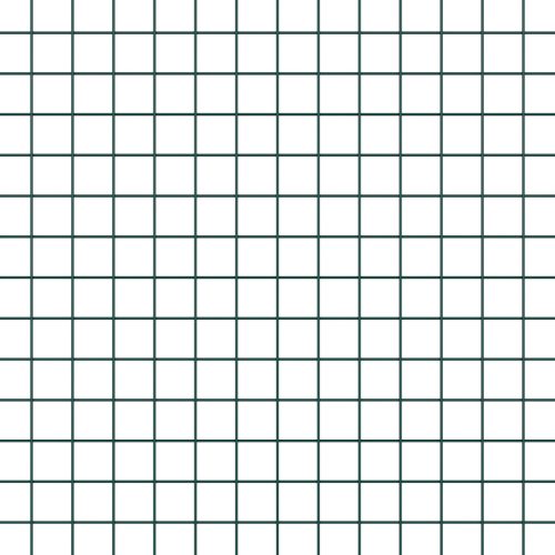  Hegesztett Háló Kerítés 11 U Oszloppal Zöld 1.5x25 m Acél