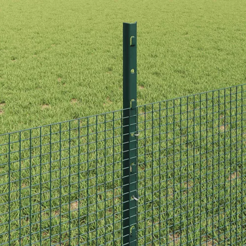  Kerítés oszlopokkal Zöld