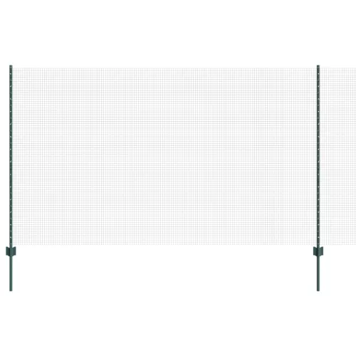  Hegesztett Drótkerítés 22 U Oszloppal Zöld 1.4x50 m Acél
