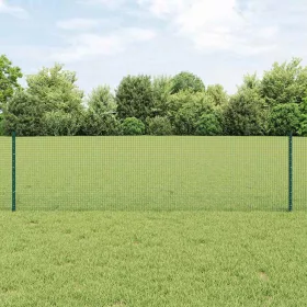  Kerítés oszlopokkal Zöld