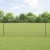  Hegesztett Drótkerítés 22 U Oszloppal Szürke 1.2x25 m Acél