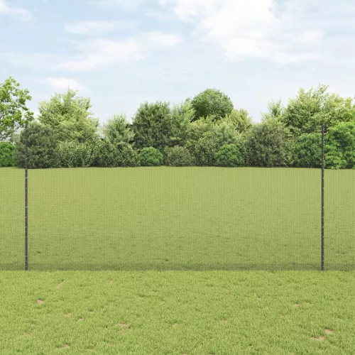  Hegesztett Drótfence 44 U Oszloppal Szürke 1,5x50 m Acél