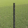  Kerítés oszlopokkal Szürke