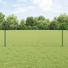  Kerítés Oszlopok 5 db U-Channel Zöld 80 cm Acél