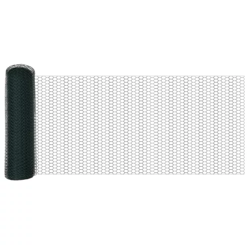  Kerítés Oszlopok 5 db U-Channel Zöld 80 cm Acél