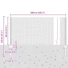  Kerítés Oszlopok 5 db U-Channel Zöld 80 cm Acél