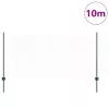  Kerítésoszlopok 5 db U-csatorna Zöld 100 cm Acél