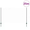  Kerítésoszlopok 11 db U-Channel Zöld 140 cm Acél