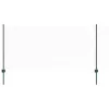  Kerítésoszlopok 11 db U-Channel Zöld 100 cm Acél
