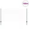  Kerítésoszlopok 11 db U-csatorna Zöld 120 cm Acélban