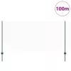  Kerítésoszlopok 11 db U-csatorna Zöld 120 cm Acél
