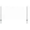  Kerítésoszlopok 11 db U-alakú Zöld 120 cm Acél