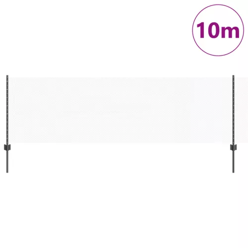  Kerítés Oszlopok 5 db U-Channel Szürke 80 cm Acél