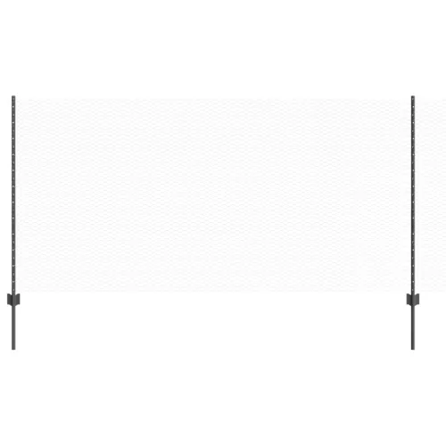  Kerítésoszlopok 22 db U-csatorna Szürke 120 cm Acél