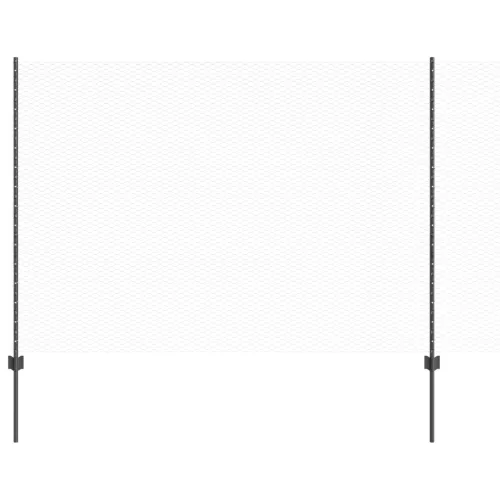  Kerítésoszlopok 22 db U-Channel Szürke 160 cm Acél