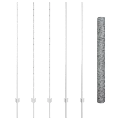  Kerítés Oszlopok 10 db U-csatorna 160 cm horganyzott acél