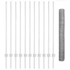 Kerti Kerítés Készlet 2 db Galvanizált acél 25 x 1.2 m Tartós