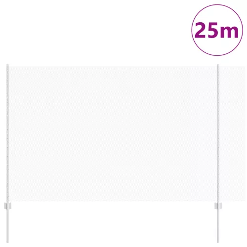  Kertkerítés szett 2 db Galvanizált acél 25 x 1.5 m kerítés Tartós