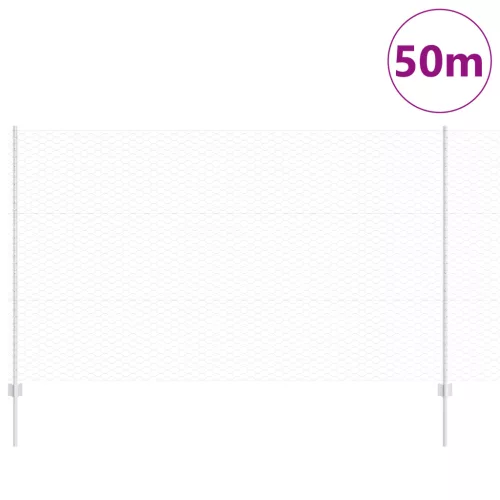  Kerítésoszlopok 22 db U-csatorna 140 cm Galvanizált Acél