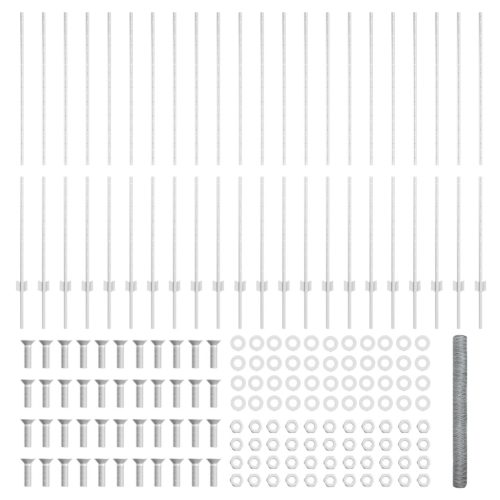  Kerítésoszlopok 22 db U-alakú 160 cm Horganyzott Acél