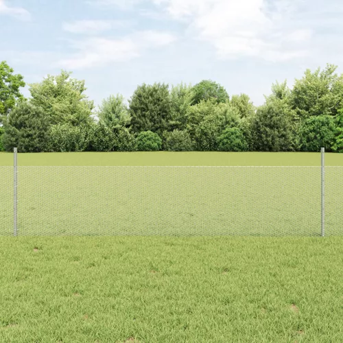  Kerítésoszlopok 11 db U-csatorna 60 cm Horganyzott Acél