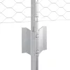  Kerítésoszlopok 11 db U-csatorna 60 cm Horganyzott Acél