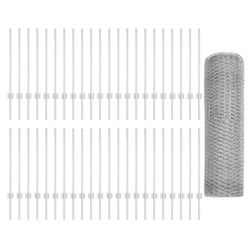  Kerítés oszlopok 11 db U-csatorna 80 cm horganyzott acélból