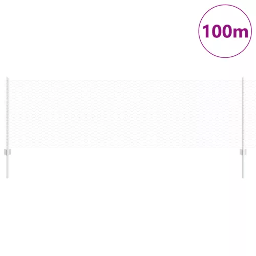  Kerítésoszlopok 11 db U-csatornával 80 cm Horganyzott Acélból