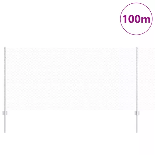  Kerítésoszlop 22 db U-alakú 100 cm Horganyzott acél