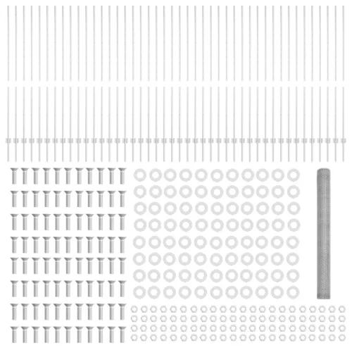  Kerítésoszlop 22 db U-csatorna 160 cm Horganyzott Acél