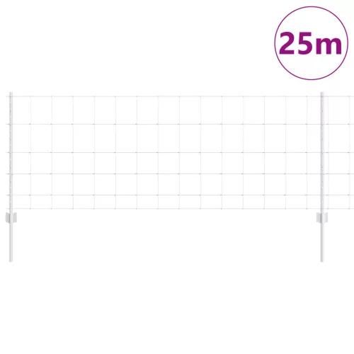  Kerítésoszlopok 11 db U-Channel 80 cm Horganyzott Acél