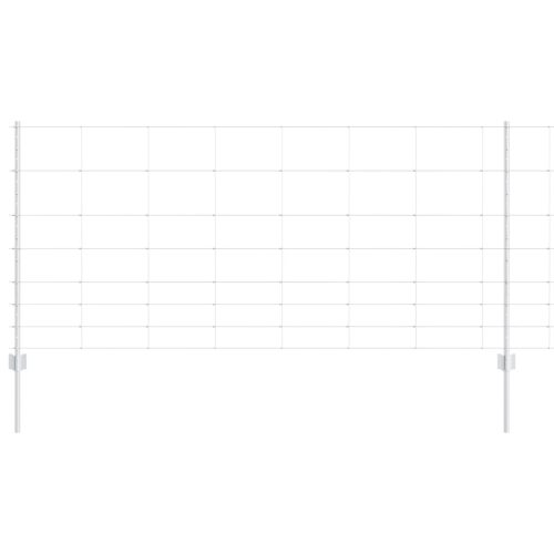  Kerítésoszlopok 22 db U-csatorna 100 cm horganyzott acél