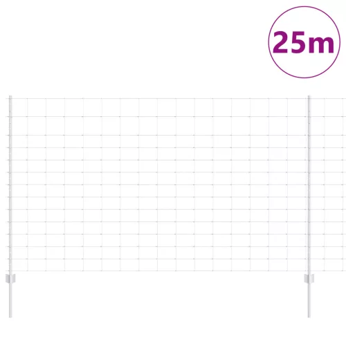  Kerítésoszlopok 22 db U-alakú 140 cm horganyzott acél