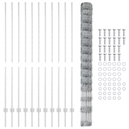  Kerítéselemek 22 db U-Channel 160 cm Horganyzott Acél