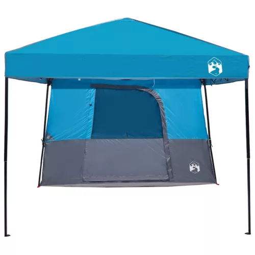  Kemping sátor szett tetővel 2 pcs Kék Taffeta és Szövet