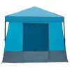  Kemping sátor szett tetővel 2 pcs Kék Taffeta és Szövet