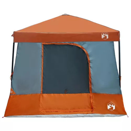  Kemping sátor szett 2 pcs Szürke és narancs Taffeta és Szövet