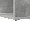  Sarokíróasztal polcokkal tárolóval Beton szürke 101,5 x 149,5 x 149,5 cm