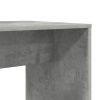  Asztal polcokkal tárolóval Beton szürke 138.5 x 55 x 143 cm Faanyag