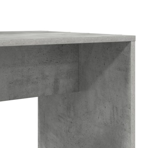 Asztal polcokkal tárolóval Beton szürke 138.5 x 55 x 143 cm Faanyag