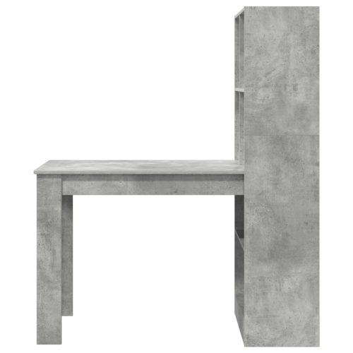  Asztal Beton Szürke 122 x 67 x 145 cm Műgyanta és forgácslap