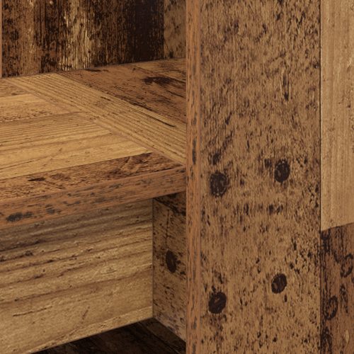  Asztal Öreg fa 122 x 67 x 145 cm Műgyanta és forgácslap