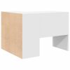  Sarokíróasztal fiókkal 2 pcs Fehér 102 x 50 x 75 cm Faanyag