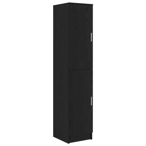  íróasztal tárolóval Fekete tölgy Szerelt fa