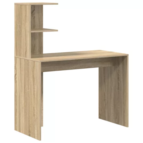  íróasztal tárolóval, Sonoma tölgyből
