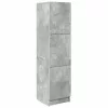  Tárolóval rendelkező íróasztal polcokkal 2 pcs Beton Szürke