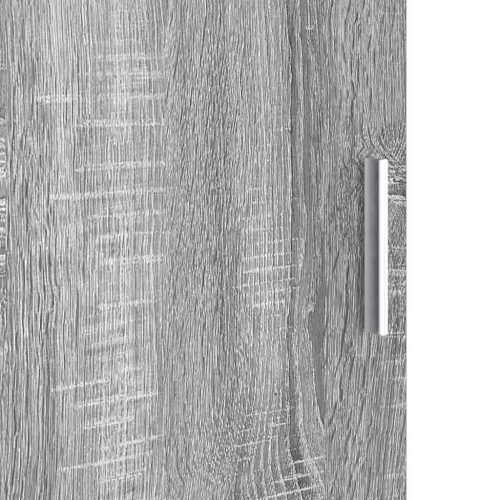  Asztal 2 pcs Szürke Sonoma